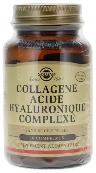 Solgar Complexe Collagène et Acide Hyaluronique 30 Tablets