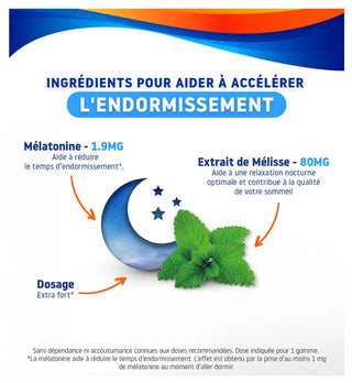 Valdispert Endormissement Sommeil Rapide 1,9 mg 30 Gommes