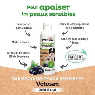 Clément Thékan Vétosan Shampooing Peaux Sensibles