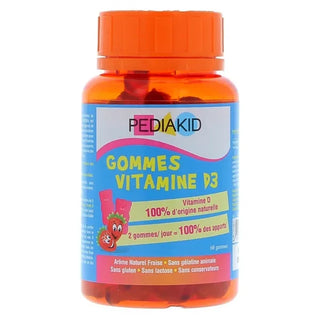 Pediakid Gommes Vitamine D3 x 60
