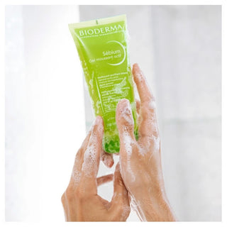 Bioderma Sébium Gel Nettoyant Purifiant Anti-Acné Visage Peaux Mixtes à Grasses 200 ml