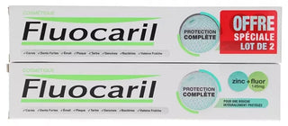 Fluocaril Protection Complète Zinc et Fluor 2 x 75 ml