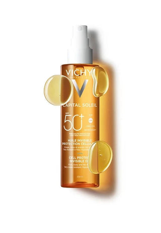 VICHY capital soleil huile invisible spf50+