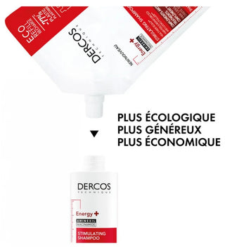 Vichy Dercos Technique Eco-Recharge Shampooing Energy+ 500 ml