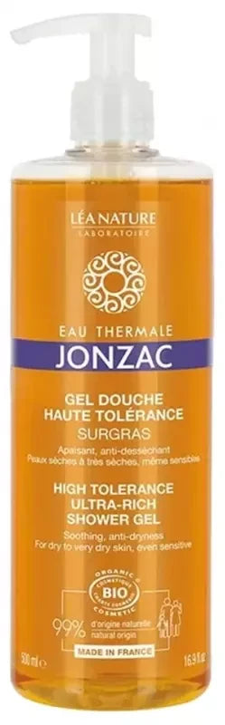 Eau thermale Jonzac Gel Douche Haute Tolérance Surgras