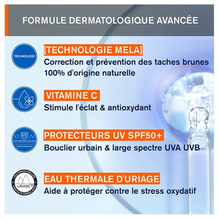 Uriage Dépiderm Soin de Jour Anti-Taches Teint Terne SPF50+ 30 ml