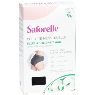 Saforelle Culotte pour les Règles Flux Abondant Taille 34-36