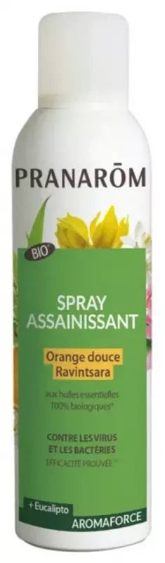 Pranarôm Spray Assainissant Orange Douce/Ravintsara Bio (Eco) 150 ml