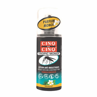 Cinq sur Cinq Tropic Monoï Lotion Anti-Moustiques 75ml – Protection tropicale parfum monoï