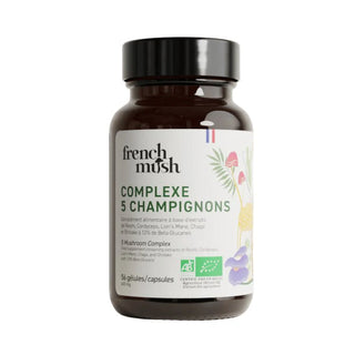 French Mush le complexe 5 champignons 56 gélules