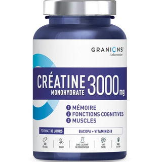 Granions – Créatine Monohydrate 3000 mg – Muscles
