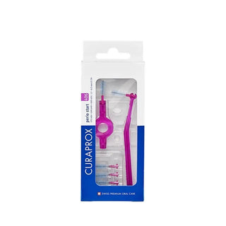Curaprox CPS - 406 Perio Plus Rose, 5 brossettes interdentaires + 1 manche