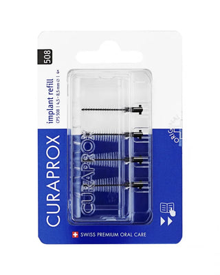 Curaprox RECHARGES BROSSETTES INTERDENTAIRES IMPLANT, TAILLE 508, 4 PCS.