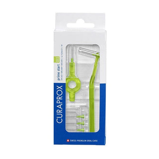 CURAPROX CPS - 11 Prime Start Vert, 5 brossettes interdentaires + 2 manches