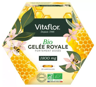 Vitaflor Gelée Royale Bio 1800 mg - 20 ampoules de 10 ml