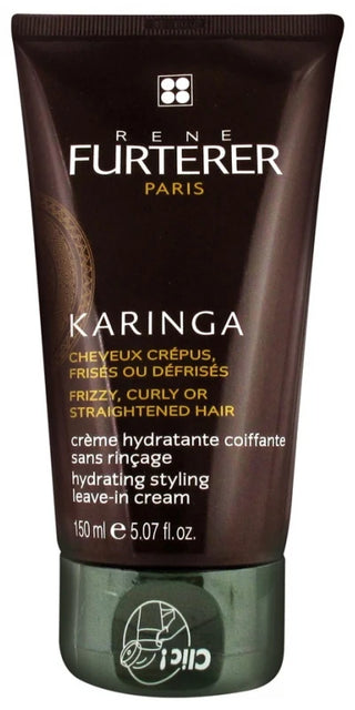 René Furterer Karinga Crème Hydratante Coiffante Sans Silicone - Soin Hydratant Cheveux Crépus Frisés ou Défrisés 150 ml