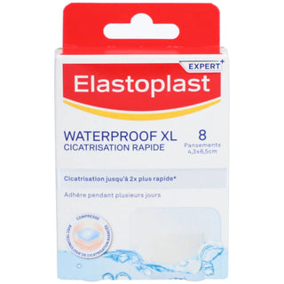 Elastoplast Pansements Waterproof XL Cicatrisation Rapide 4,3 x 6,5 cm