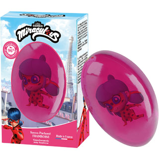 Le Comptoir du Bain X Miraculous Savon Solide Framboise Figurine Ladybug 75g