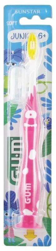 Gum Brosse à Dents Junior 6+ - Couleur : Rose