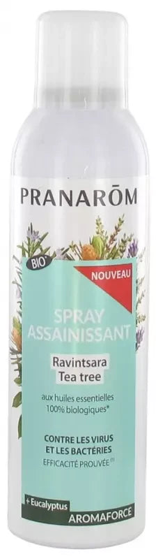 Pranarôm Aromaforce Spray Assainissant Ravintsara/Tea-Tree Bio (Eco) 150 ml