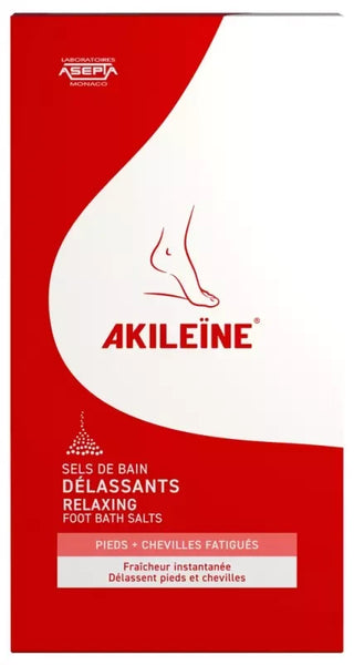 Akileïne Sels de Bain Délassants Pieds et Chevilles Fatigués 2 x 150 g