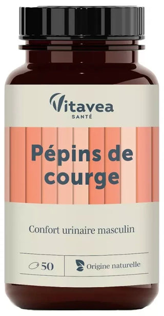 Vitavea Pépins de Courge Confort Urinaire Masculin 50 Unités