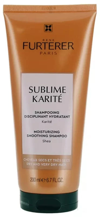 René Furterer Sublime Karité Shampoing Disciplinant Hydratant Cheveux Secs et Très Secs 200 ml
