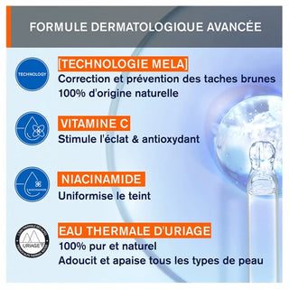 Uriage Dépiderm Crème Mousse Nettoyante Éclat Teint Terne 100 ml