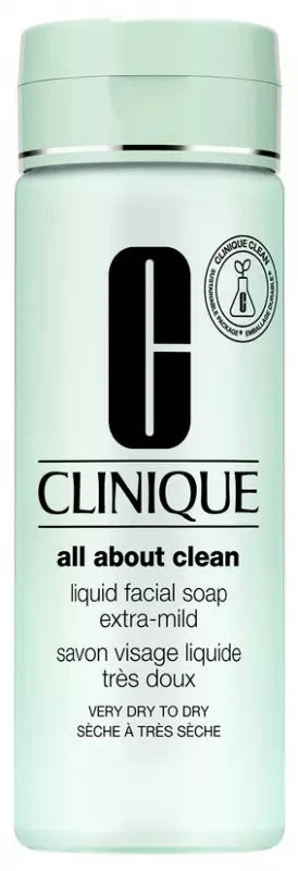Clinique All About Clean Savon Visage Liquide Très Doux 200 ml