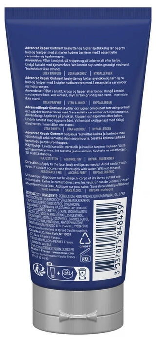 CeraVe Pommade Réparatrice Intensive Visage et Corps Peaux Très Sèches Abîmées 88 ml