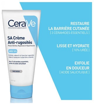 Cerave sa Anti-Rugosités Crème Anti-Rugosités Pour Les Peaux Trèsèches Rugueuses 177 ml