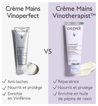 Caudalie Vinotherapist Crème Mains et Ongles Réparatrice 75 ml