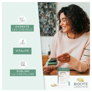 Biocyte Kératine HA 300 mg Beauté 60 Gélules