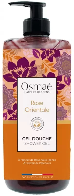 Osmae Gel Douche Rose Noire Orientale Flacon Pompe 1 l