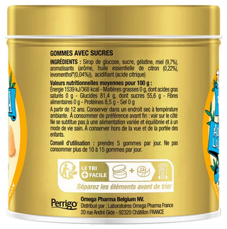 Valda Gommes Miel Citron Adoucit la Gorge 140 g