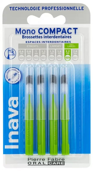 Inava Pierre Fabre Oral Care Brossettes Mono-Compact - Taille : ISO6 2,2 mm