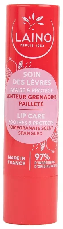 Laino Soin Des Lèvres Pailleté Senteur Cassis 4 g - Senteur : Grenadine Pailleté