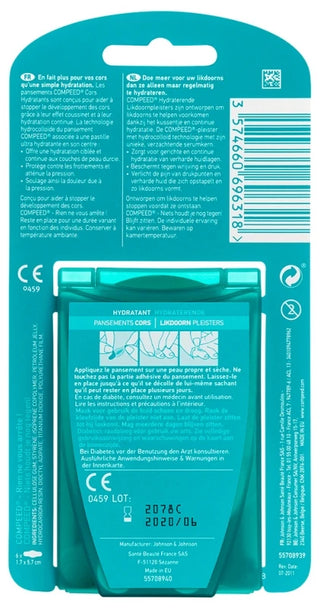 Compeed  Pansements Cors Hydratant X6