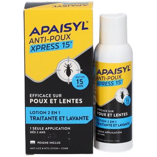 Apaisyl Poux traitement anti poux et lentes