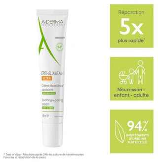 A-Derma Épithéliale A. H. Ultra Crème Réparatrice Apaisante — Crème Réparatrice — Épithéliale A.h Ultra 40 ml