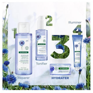 Klorane Bleuet Crème d'Eau au Bleuet Bio et Acide Hyaluronique - Visage et Yeux 30 ml