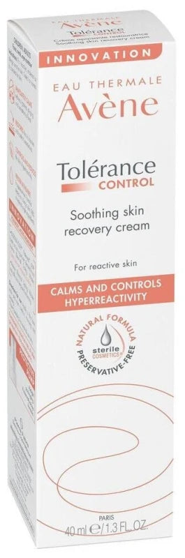 Avène Tolérance Control Crème Apaisante Restauratrice Cosmétique Stérile® 40 ml
