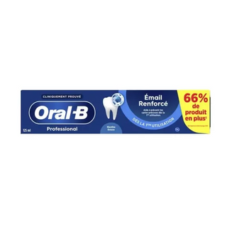 Oral-b Professional émail renforcé dentifrice menthe douce 125mL