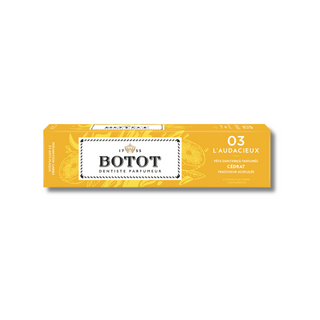 Botot Pâte Dentifrice aux Essences Naturelles Gamme complète 5 parfums (75 ml)