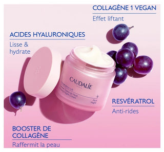 Caudalie Resveratrol [Lift] Crème Tisane de Nuit Anti-Rides 50 ml