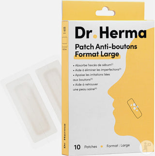 Dr.Herma Patch Anti-boutons Format Large - 10 patchs
