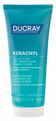 ducray keracnyl gel nettoyant anti-imperfection 
