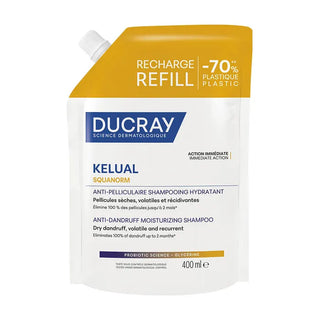Ducray Kelual Squanorm – Shampooing Hydratant Anti‑Pelliculaire (éco recharge)