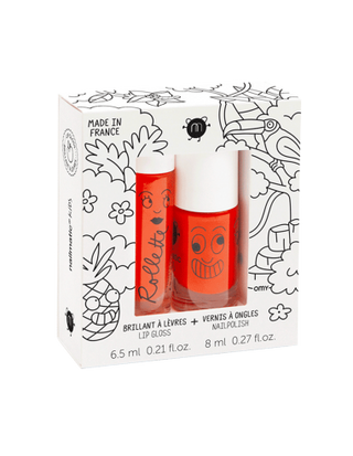 Nailmatic Coffret Duo rollette + vernis Tropical enfant