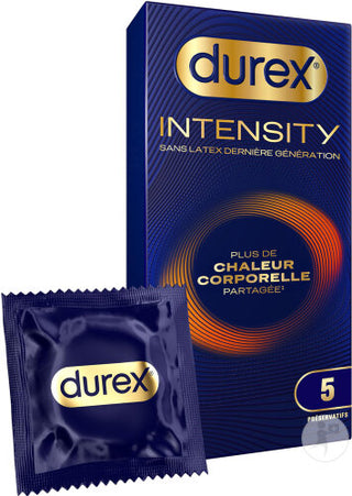 DUREX Intensity 5 préservatifs sans latex